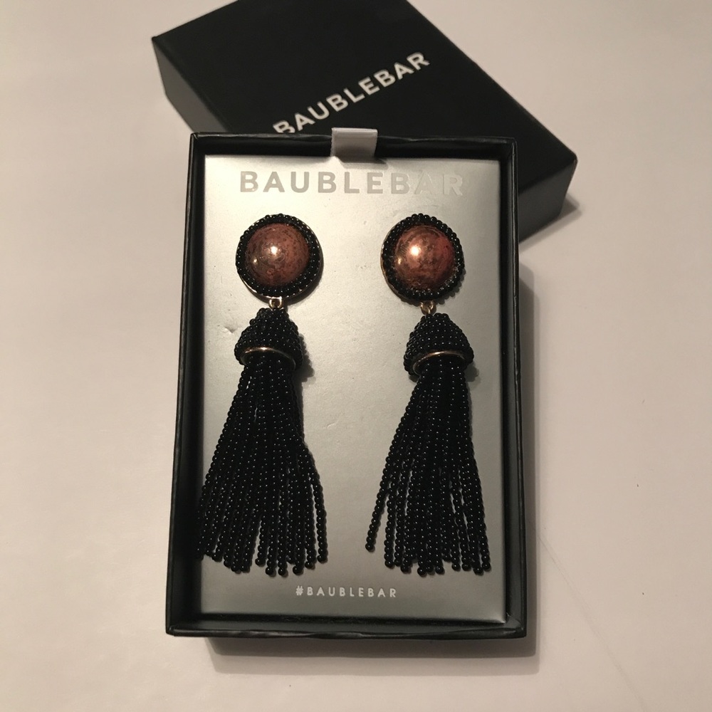 *FLAW* NEW BaubleBar Bead Tassel Earrings